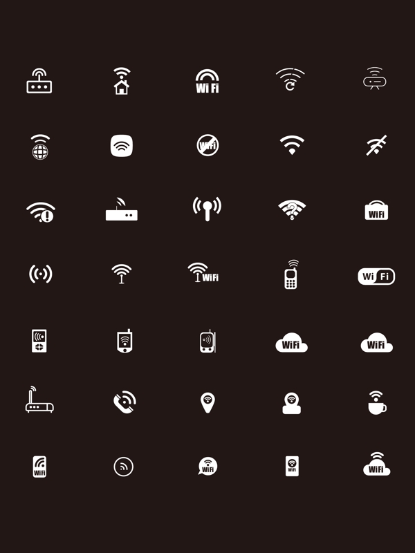 wifi单色icon