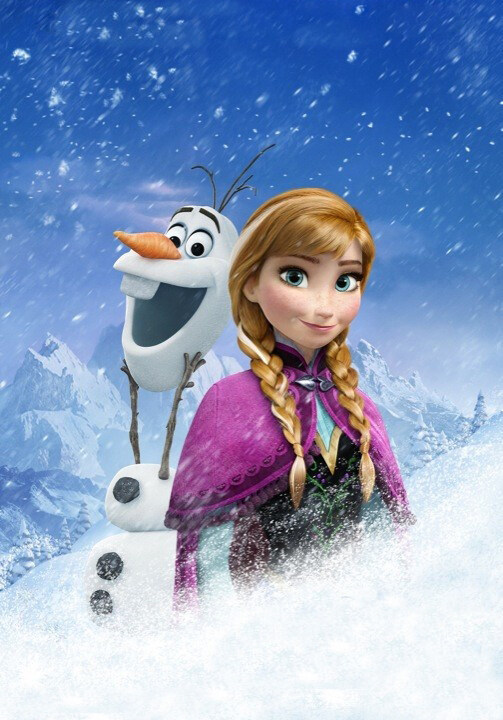 位圖插畫熱門動(dòng)畫冰雪奇緣免費(fèi)素材