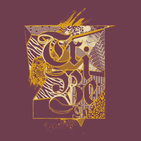 印花矢量圖圖文結(jié)合文字英文幾何免費素材