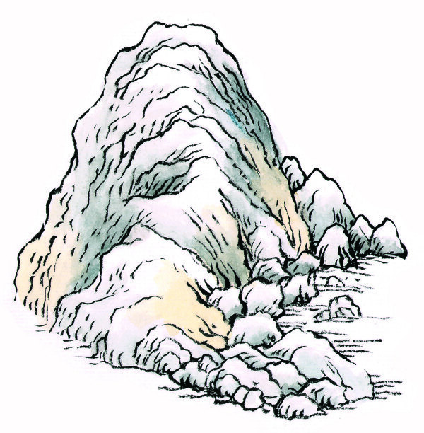 水墨山水畫圖片