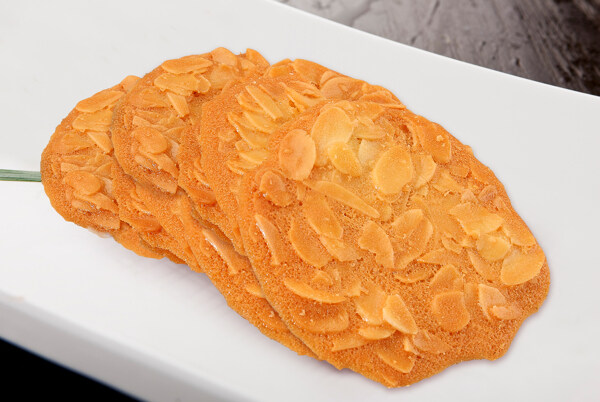 杏仁瓦片酥圖片