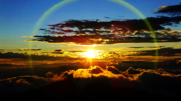美景黄昏壁纸太阳天空图片