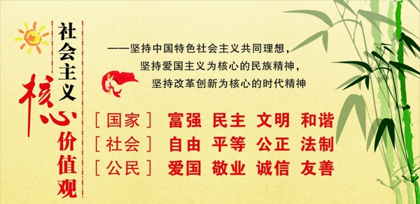 社會(huì)主義核心價(jià)值觀圖片