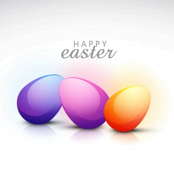 奇妙的复活节背景有三个彩蛋
