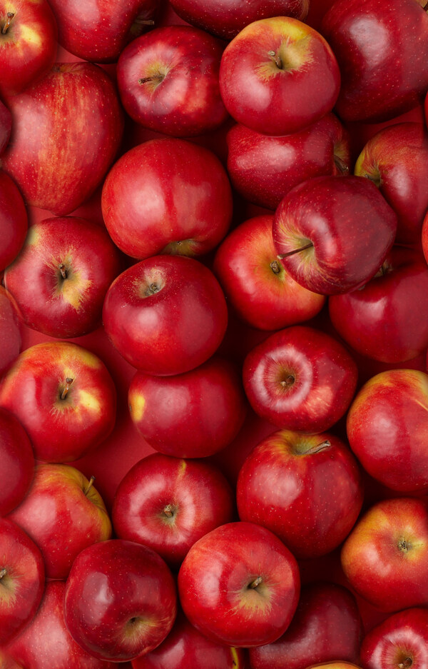 新鲜的红色苹果