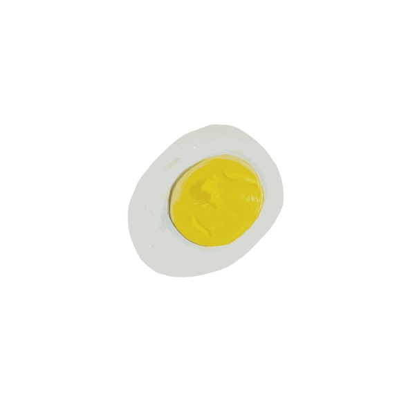 手绘写实水煮蛋鸡蛋可商用