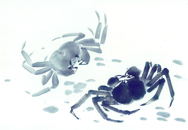 古圖繪畫(huà)動(dòng)物魚(yú)類(lèi)生物
