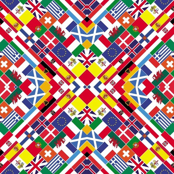 歐洲聯(lián)合的矢量插圖