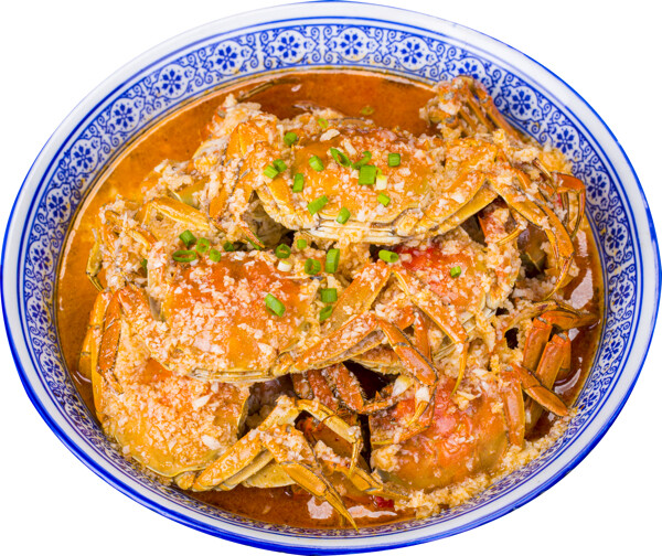 蒜蓉蟹图片