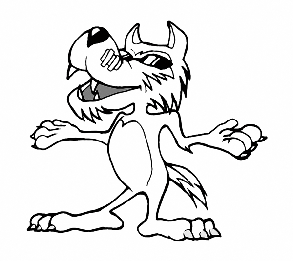 狼動(dòng)物插圖03