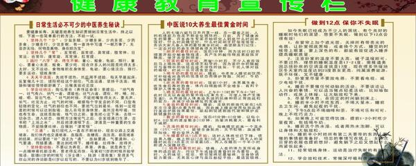 健康教育宣傳欄圖片