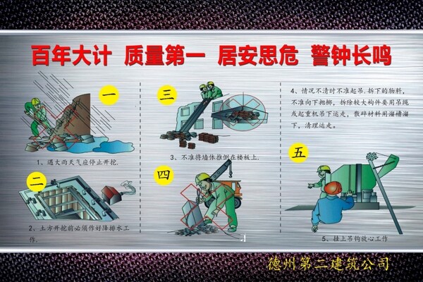 工地安全掛圖