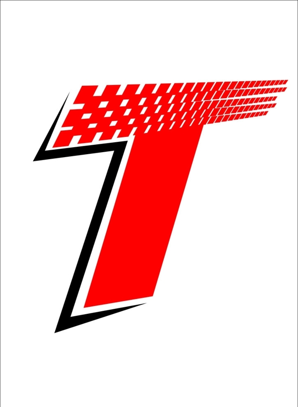 T字形標志圖片