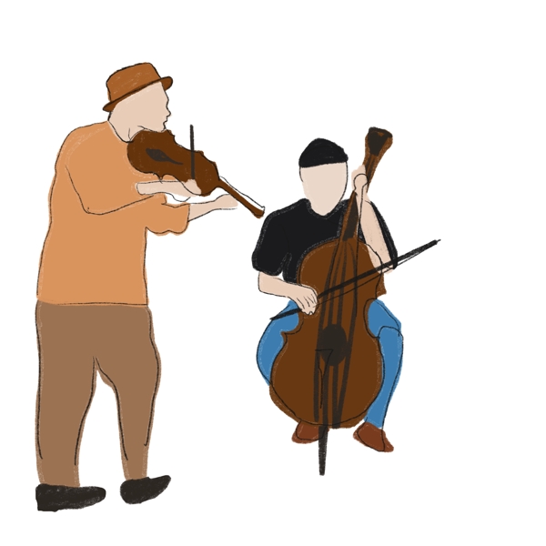 小提琴乐队伴奏元素