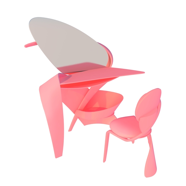 粉色创意家具