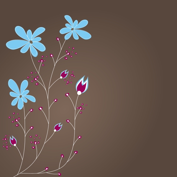 小花樹枝植物