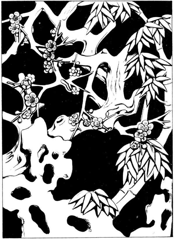 花鳥(niǎo)圖案?jìng)鹘y(tǒng)裝飾0150