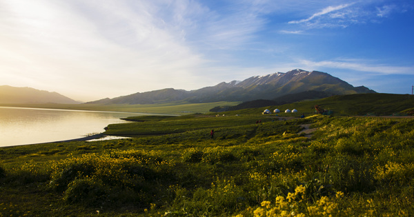 新疆賽里木湖風景