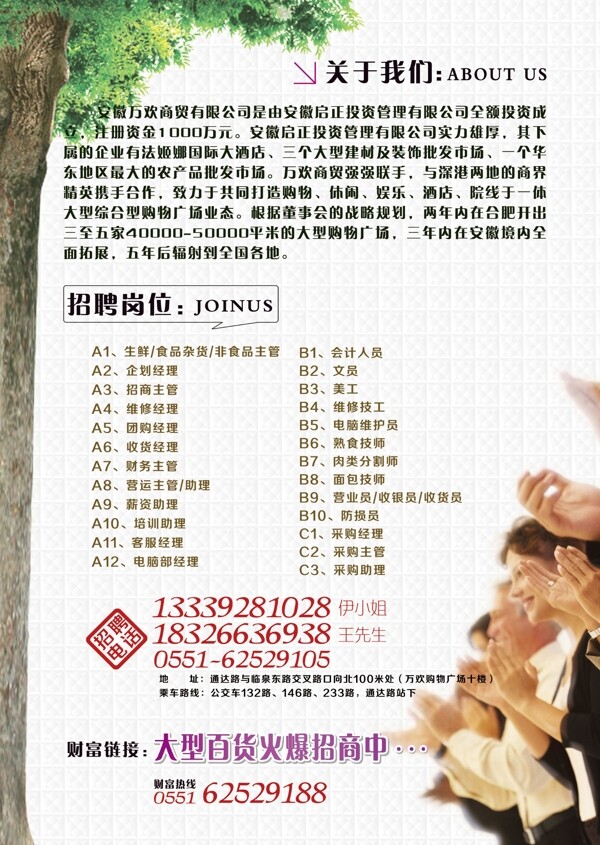 大型招聘海報(bào)