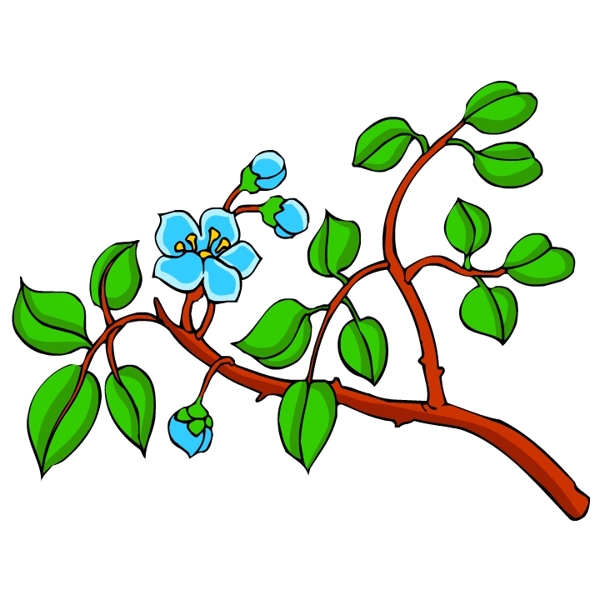 花卉古典插畫(huà)