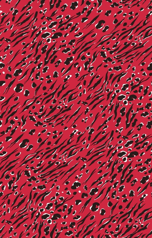 紅色豹紋