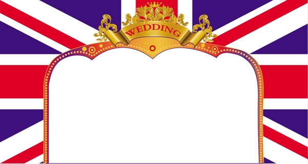 英倫風(fēng)婚禮紅藍(lán)撞色