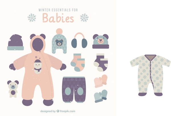 冬季婴儿服装