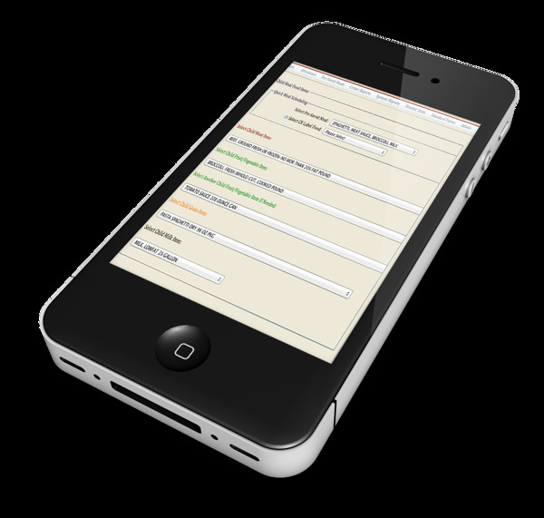 苹果4智能手机免抠png透明素材