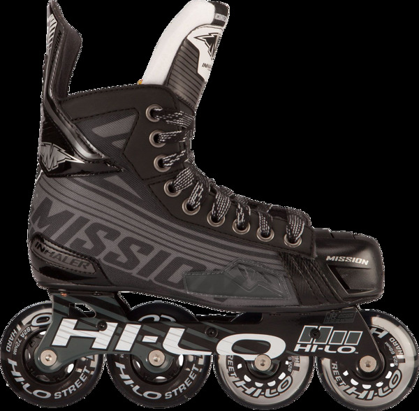 黑色四轮溜冰鞋免抠png透明素材