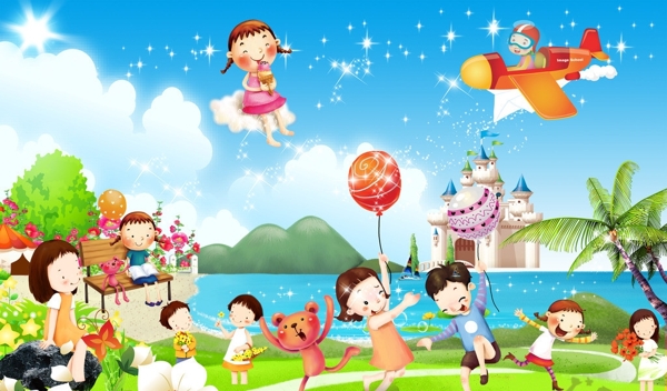 幼兒園海報圖片
