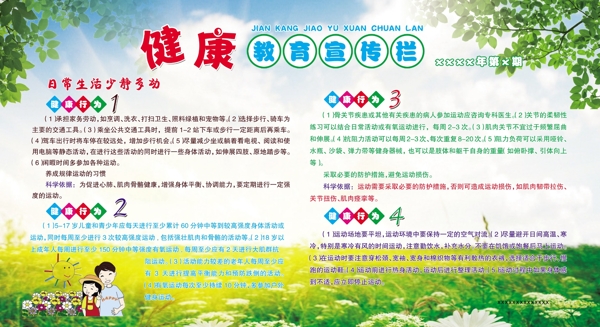 健康教育宣傳欄