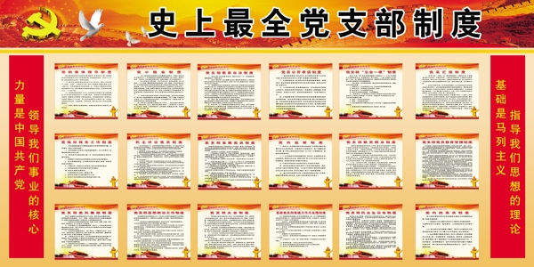 党支部管理制度图片