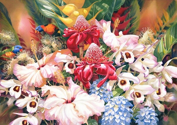 位圖寫意花卉植物花朵免費素材