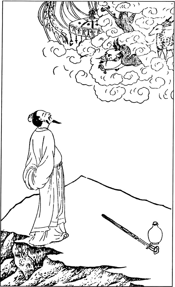 古版畫(huà)教化類(lèi)人物畫(huà)矢量EPS格式0449