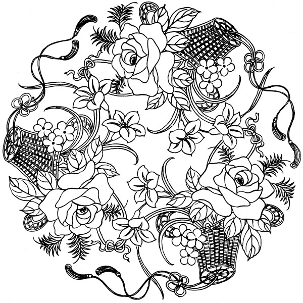 花卉圖案背景設(shè)計(jì)圖片