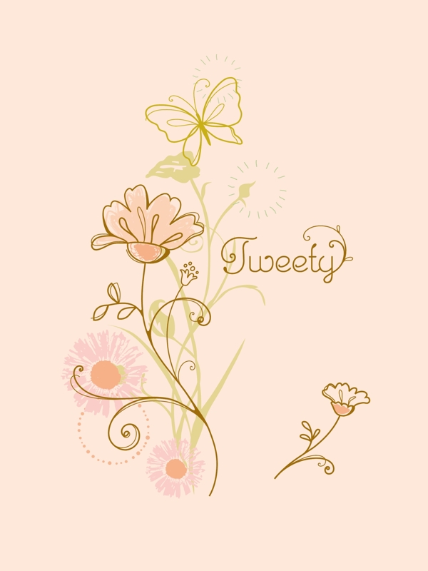 歐美花紋