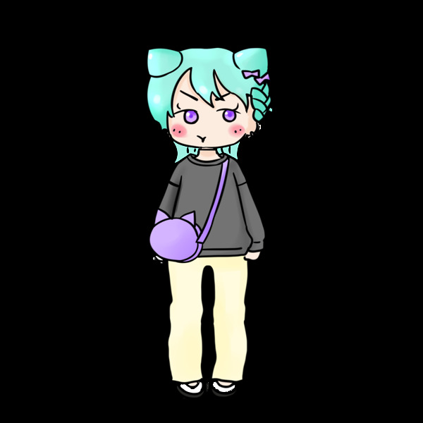 原創(chuàng)少女可商用元素