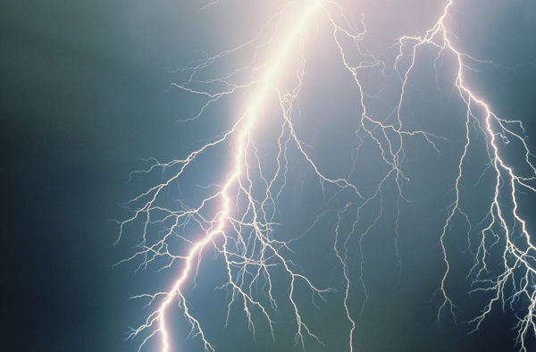 閃電雷電背景