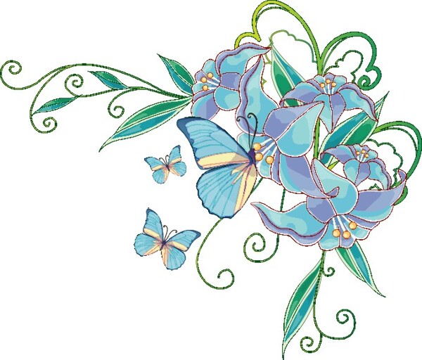 歐美花紋8507矢量CDR
