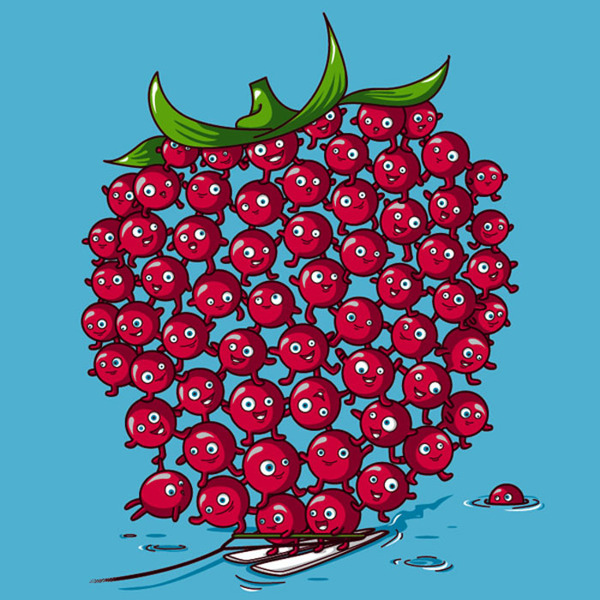 位图插画插画师Recycledwax水果免费素材
