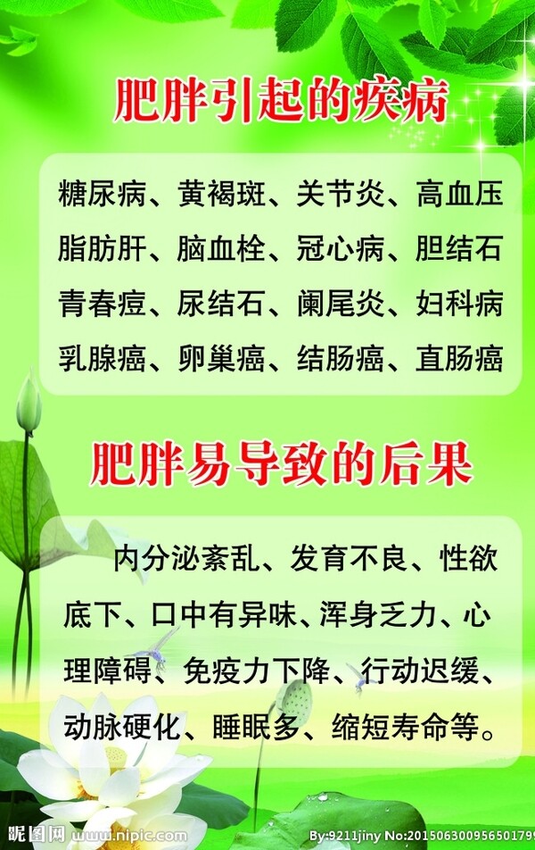肥胖的危害圖片