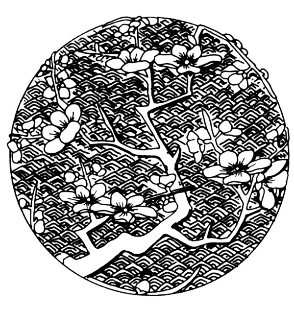 花鳥(niǎo)圖案?jìng)鹘y(tǒng)裝飾0136