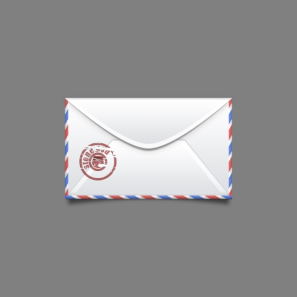 信封圖標(biāo)PSD分層素材