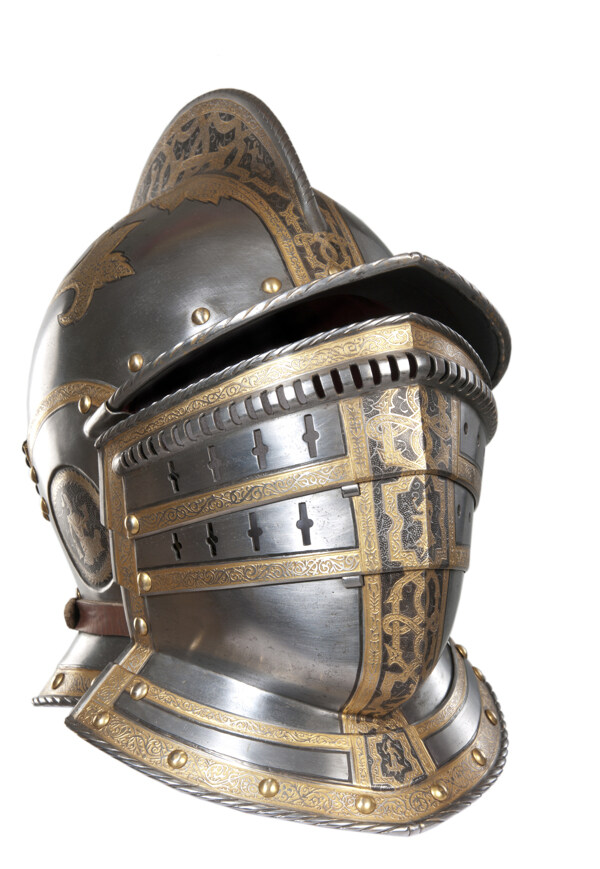 古代欧洲骑士头盔图片