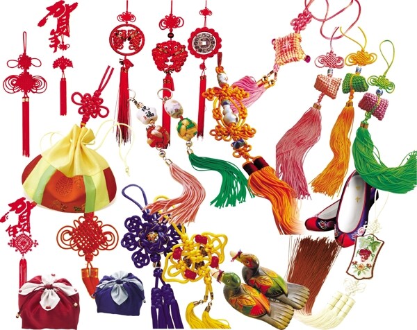 中國結(jié)飾品圖片素材