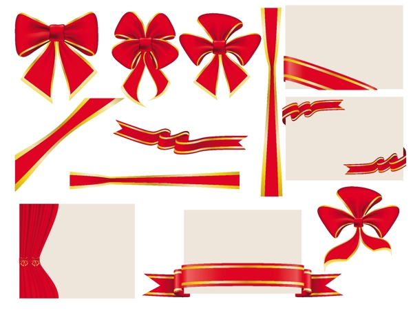蝴蝶結(jié)矢量圖