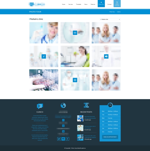 蓝色的医院医疗网站之用户案例展示