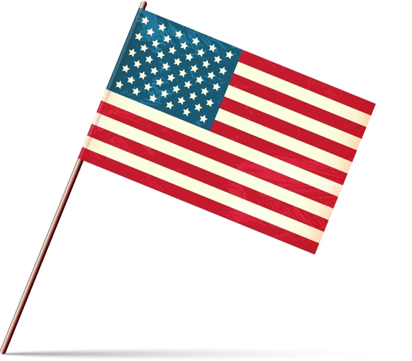 手绘的美国国旗图片