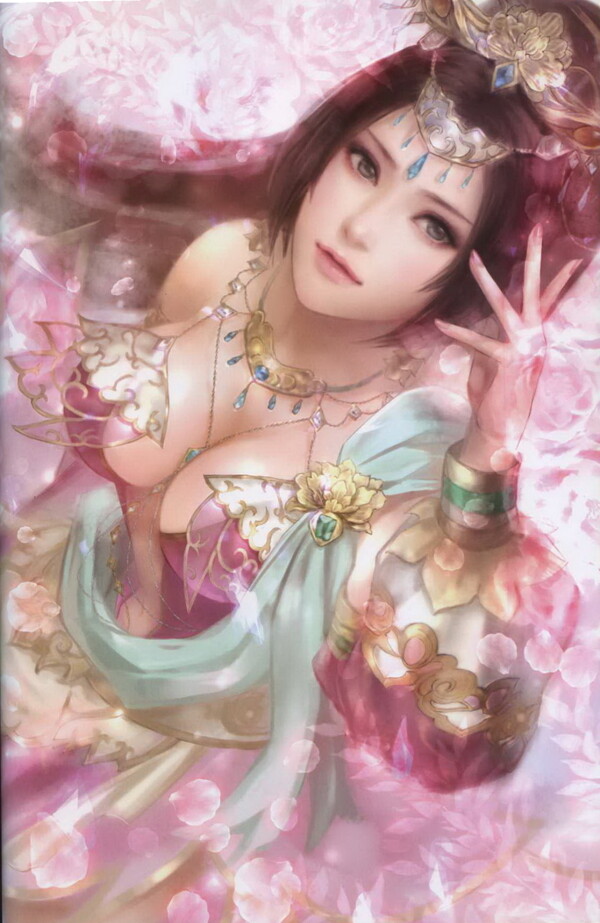 絕美貂蟬插畫