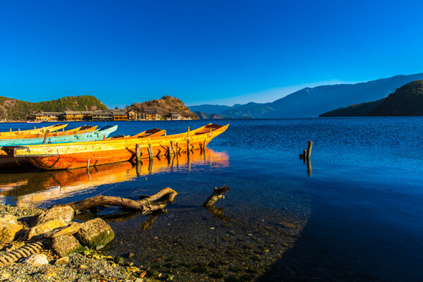 四川瀘沽湖風(fēng)景